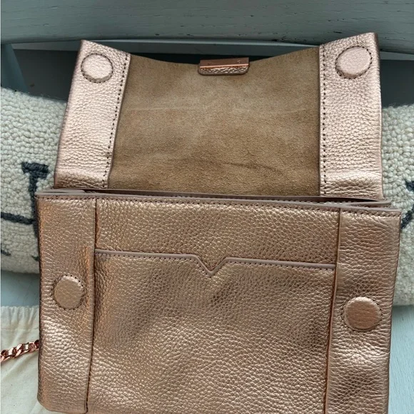 NWT* TED BAKER Rose Gold Crossbody Bag - Picture 4 of 11